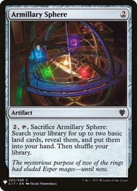 Armillary Sphere from The List Reprints