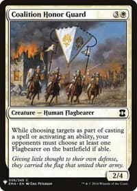 Coalition Honor Guard from The List Reprints