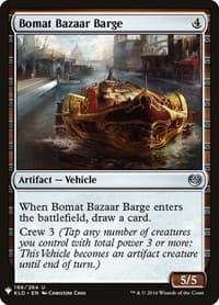 Bomat Bazaar Barge from The List Reprints