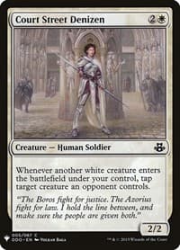 Court Street Denizen from The List Reprints