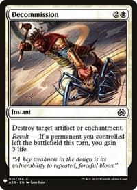 Decommission from The List Reprints