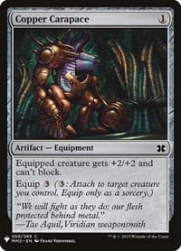 Copper Carapace from The List Reprints