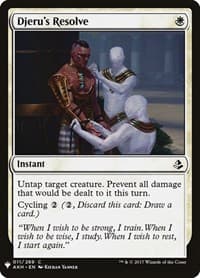 Djeru's Resolve from The List Reprints