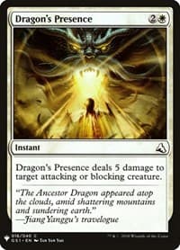 Dragon's Presence from The List Reprints
