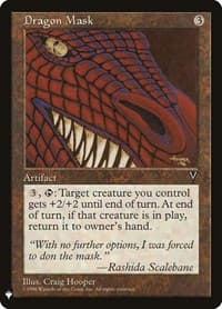 Dragon Mask from The List Reprints
