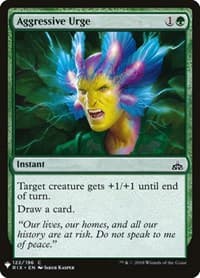 Aggressive Urge from The List Reprints
