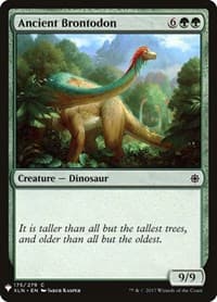 Ancient Brontodon from The List Reprints