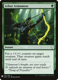Arbor Armament from The List Reprints