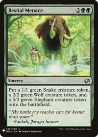 Bestial Menace from The List Reprints