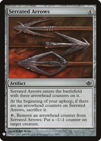 Serrated Arrows from The List Reprints