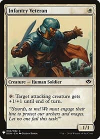 Infantry Veteran from The List Reprints