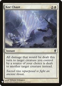 Kor Chant from The List Reprints