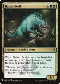 Baloth Null from The List Reprints