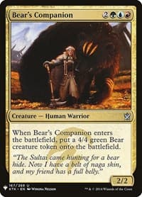 Bear's Companion from The List Reprints