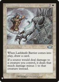 Lashknife Barrier from The List Reprints