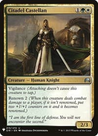 Citadel Castellan from The List Reprints