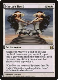 Martyr's Bond from The List Reprints