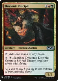 Draconic Disciple from The List Reprints
