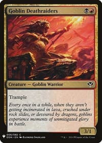 Goblin Deathraiders from The List Reprints
