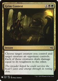 Grim Contest from The List Reprints