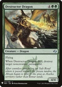 Destructor Dragon from The List Reprints