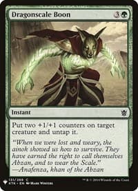 Dragonscale Boon from The List Reprints