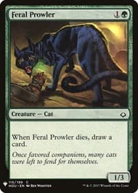 Feral Prowler from The List Reprints