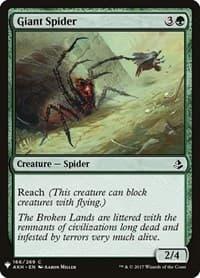 Giant Spider from The List Reprints