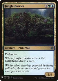 Jungle Barrier from The List Reprints