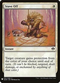 Stave Off from The List Reprints