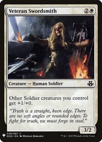 Veteran Swordsmith from The List Reprints