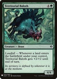 Territorial Baloth from The List Reprints