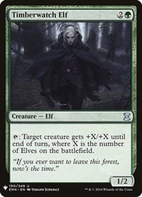 Timberwatch Elf from The List Reprints