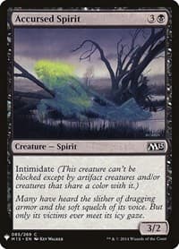 Accursed Spirit from The List Reprints