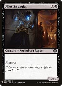 Alley Strangler from The List Reprints