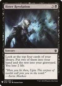 Bitter Revelation from The List Reprints