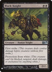Black Knight from The List Reprints