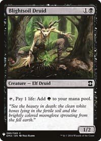 Blightsoil Druid from The List Reprints