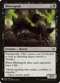 Blistergrub from The List Reprints
