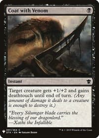Coat with Venom from The List Reprints