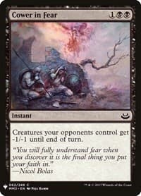 Cower in Fear from The List Reprints