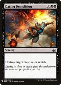 Daring Demolition from The List Reprints