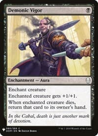 Demonic Vigor from The List Reprints