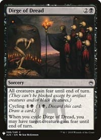 Dirge of Dread from The List Reprints