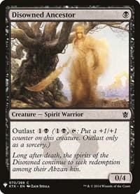 Disowned Ancestor from The List Reprints