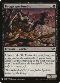 Dregscape Zombie from The List Reprints