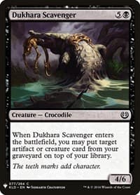 Dukhara Scavenger from The List Reprints