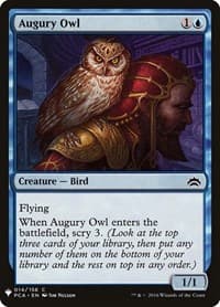 Augury Owl from The List Reprints