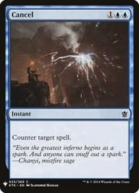 Cancel from The List Reprints
