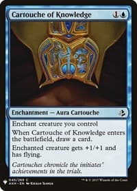 Cartouche of Knowledge from The List Reprints